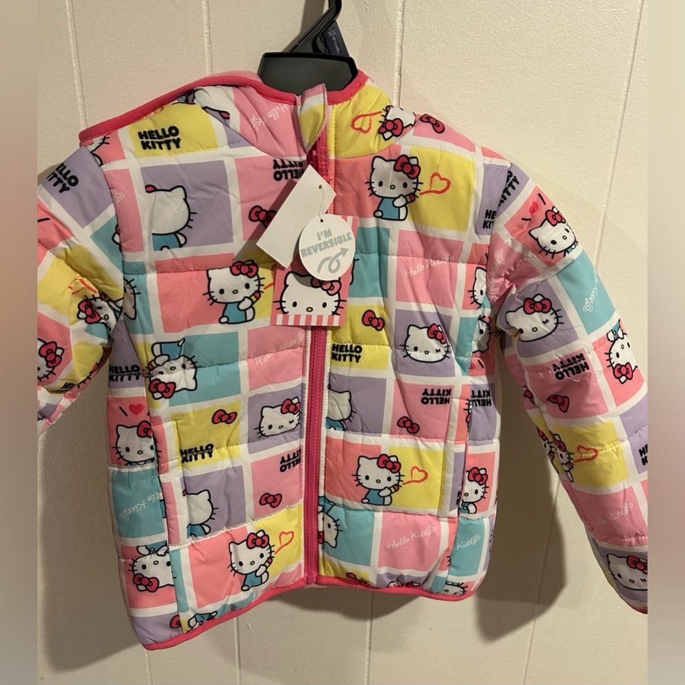 Hello Kitty Colorful Puffer Jacket - Picture 4 of 5